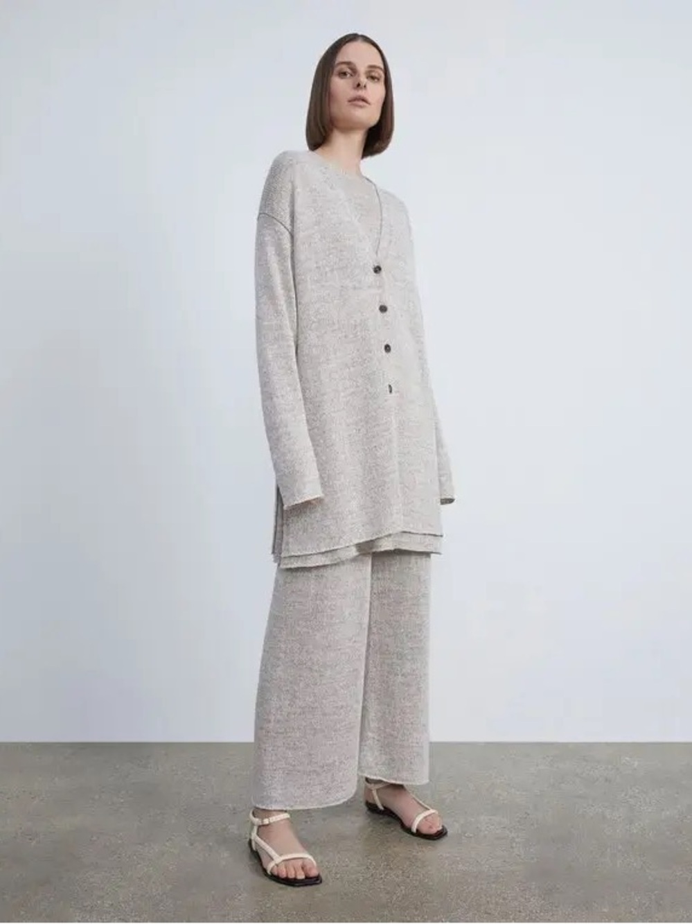 Lafayette 148 Linen Cardigan – L
